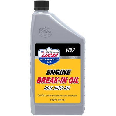 LUCAS OIL - 10635 - Engine Break-In Oil - Sae 20W-50 - 1 Quart