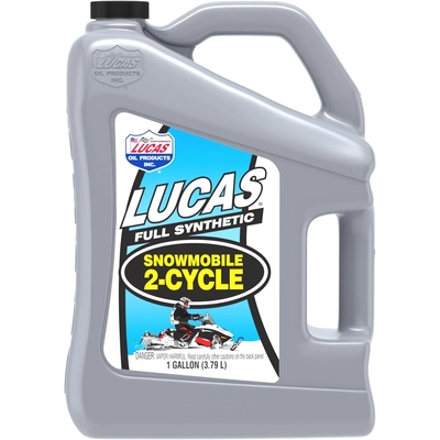 Lucas Oil - 10847 - Synthetic 2-Cycle Snowmobile Oil - 1 Gallon