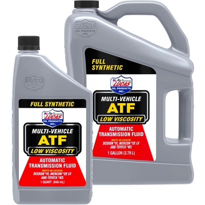 LUCAS OIL PRODUCTS INC. - 11255 - Lucas Low Viscosity Synthetic Multi-Vehicle Automatic Transmission Fluid