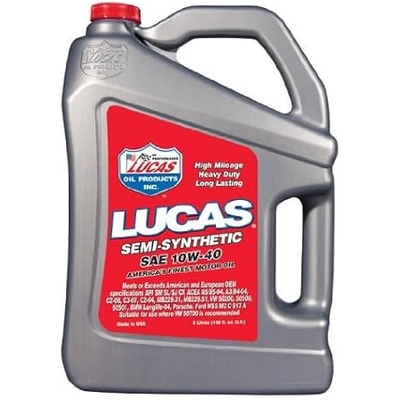 Lucas Oil - 10300 - LUCAS OIL PRODUCTS INC. - 10300 - Synthetic Motor Oils