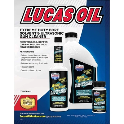 Lucas Oil - 10909 - LUCAS OIL PRODUCTS INC. - 10909 - Extreme Duty Bore Solvent & Ultrasonic Gun Cleaner