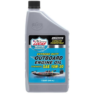 Lucas Oil - 10813 - LUCAS OIL PRODUCTS INC. - 10813 - Outboard Engine Oil Synthetic SAE 10W-40