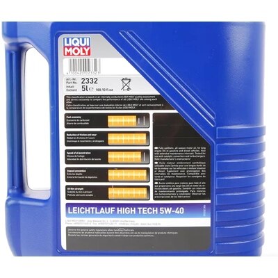 LIQUI MOLY - LQM-2332 - LIQUI MOLY - 2332 - 5W-40 Engine Oil