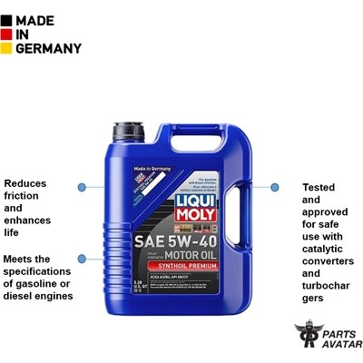 LIQUI MOLY - LQM-2041-2 - LIQUI MOLY - 2041 - 5W-40 Engine Oil