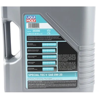 LIQUI MOLY - LQM-20200 - LIQUI MOLY - 20200 - 0W-20 Engine Oil