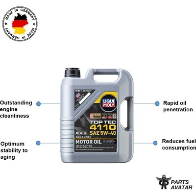 LIQUI MOLY - LQM-22122 - LIQUI MOLY - 22122 - 5W-40 Engine Oil