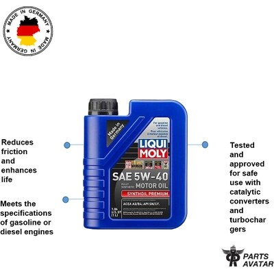 LIQUI MOLY - LQM-2040-2 - LIQUI MOLY - 2040 - 5W-40 Engine Oil