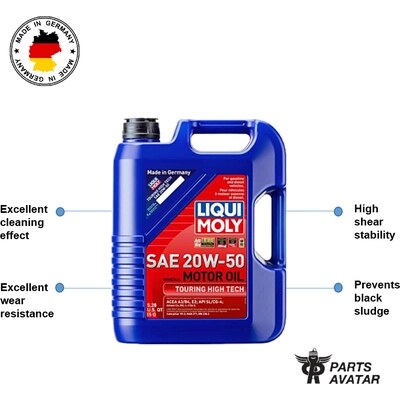 LIQUI MOLY - LQM-20114 - LIQUI MOLY - 20114 - 20W-50 Engine Oil
