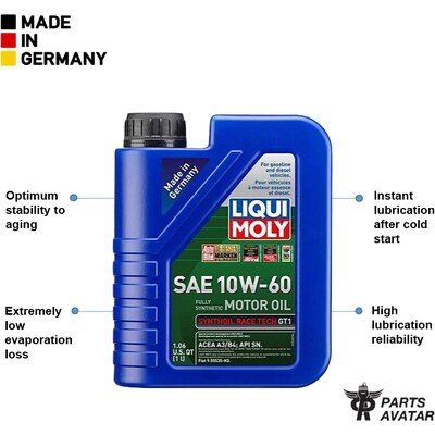 LIQUI MOLY - LQM-2068 - LIQUI MOLY - 2068 - 10W-60 Engine Oil