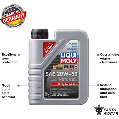 LIQUI MOLY - LQM-22070 - LIQUI MOLY - 22070 - 20W-50 Engine Oil