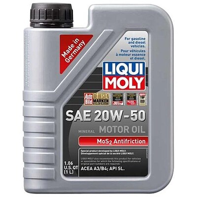 LIQUI MOLY - LQM-22070 - LIQUI MOLY - 22070 - 20W-50 Engine Oil