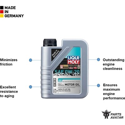 LIQUI MOLY - LQM-20198 - LIQUI MOLY - 20198 - 0W-20 Engine Oil