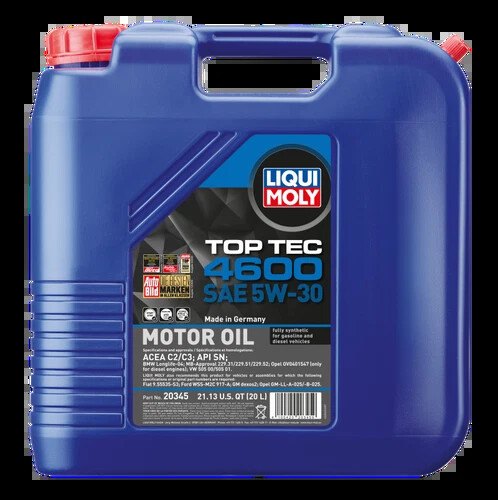 LIQUI MOLY - 20345 - TOP TEC 4600 5W-30 20 L