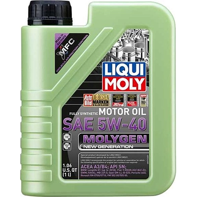 Liqui Moly Synthetic Engine Oil 20232 - 5W40 Molygen New Generation 5L