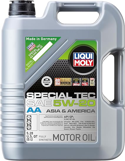 LIQUI MOLY - 2259 - Liqui Moly 2259 Special Tec AA 5W-20 Synthetic Motor Oil, 5L