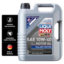LIQUI MOLY - 2043 - 10W40 MoS2 Anti-Friction 5L-Liqui Moly Synthetic Engine Oil 2043