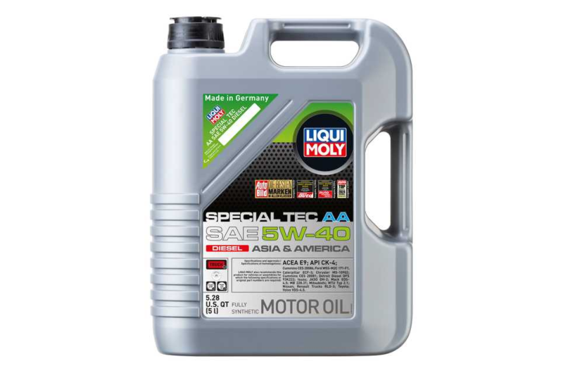LIQUI MOLY - 20426 - 5W40 Special Tec AA 5L - Liqui Moly Synthetic Engine Oil 20426