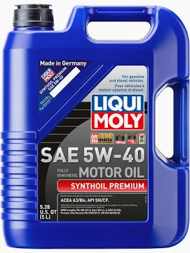 LIQUI MOLY - 20410 - LIQUI MOLY 2041 - 5L Synthoil Premium Motor Oil