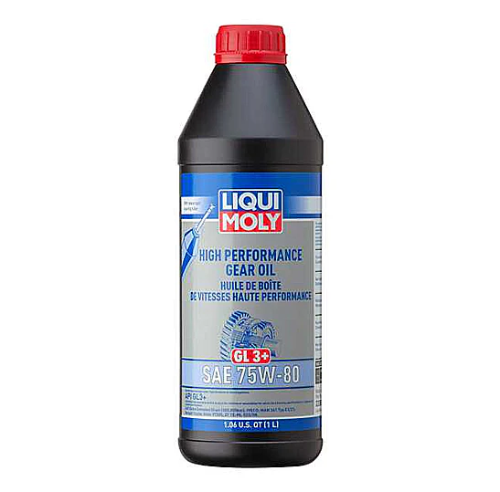 LIQUI MOLY - 22080 - LIQUI MOLY 1L High Performance Gear Oil (GL3+) SAE 75W80