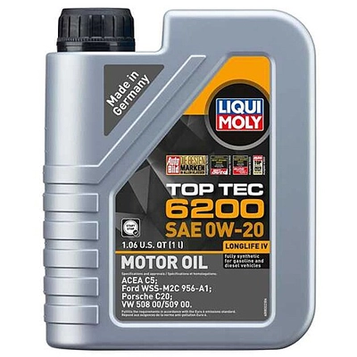 LIQUI MOLY - 20236 - 0W20  TOP TEC 6200  1L - Liqui Moly  Synthetic Engine Oil 20236